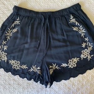 Navy Blue Abercrombie and Fitch Shorts